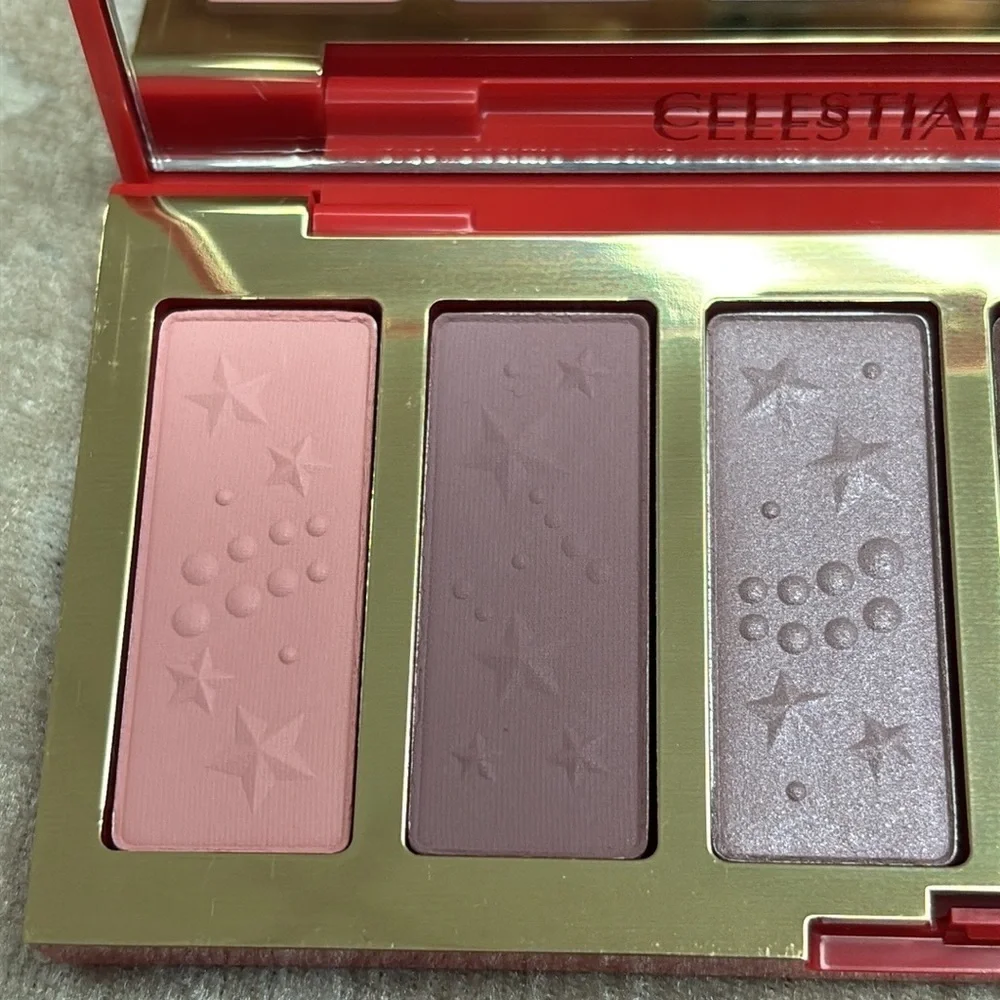 Brand New Estee Lauder Celestial Glam Eyeshadow Palette & Sonia Kashuk Brush Set